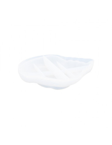 Jesmonite Silikoneform  - Skallefad 20cm x 15,5cm x 2cm 0276