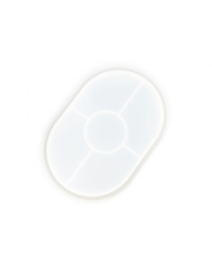 Jesmonite Silikoneform Lille ovalt fad 15,5cm x 11,4cm 0399 2