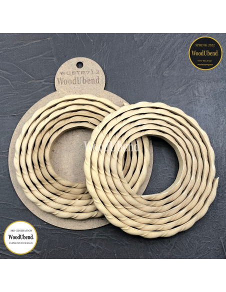Woodubend træornament Trim/bånd TR725 5.7x208x0.3 cm