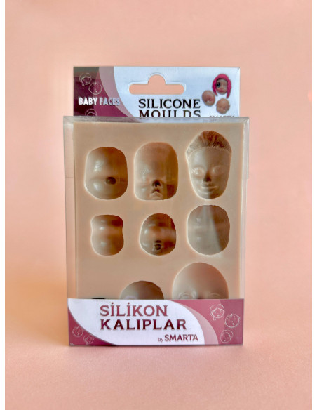 Smarta silikoneform til selvhærdende ler
