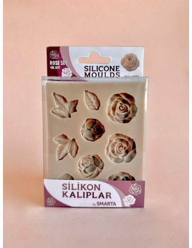 Smarta Silikoneform Rosesæt
