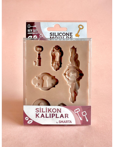Smarta silikoneform til selvhærdende ler