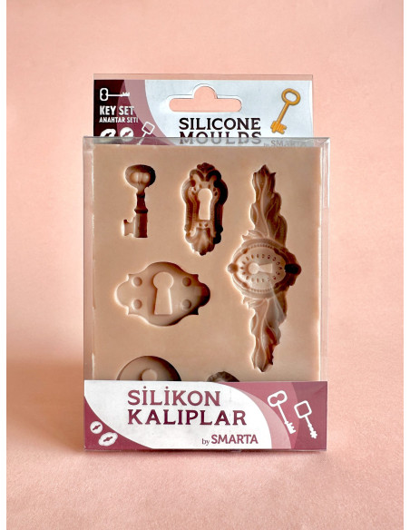 Smarta silikoneform til selvhærdende ler