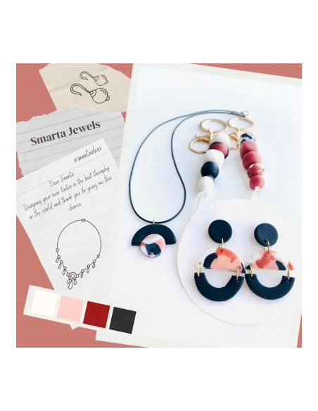 Smarta silikoneform til selvhærdende ler