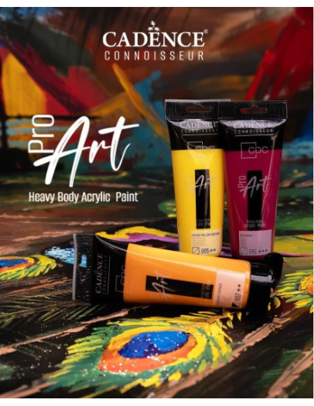ProArt Professionel akryl maling Yellow ochre 038 120 ml