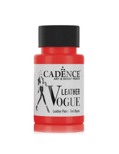 Cadence Vouge lædermaling Rød 50ml 04