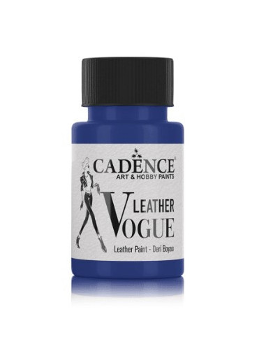 Cadence Vouge lædermaling Blå 50ml 09