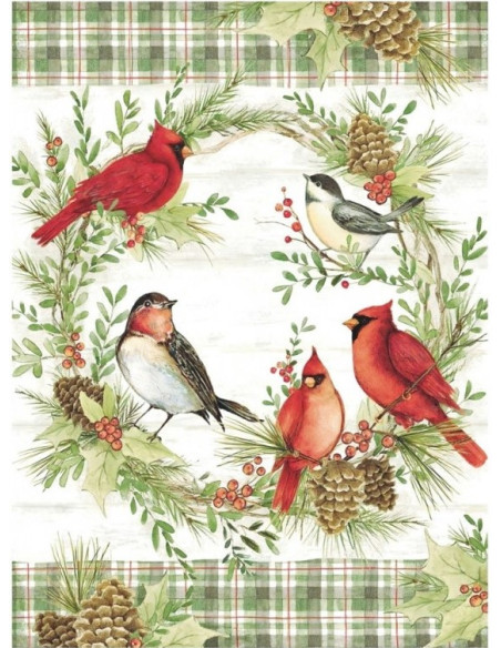Cadence Rispapir fugle 30x42 cm 4825