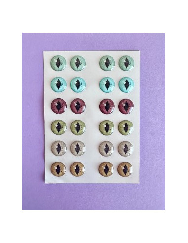 Smarta selvklæbende resin øjne 02