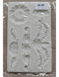 Silikoneform dekorationer 122x20 cm SA-96