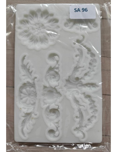 Silikoneform dekorationer 122x20 cm SA-96