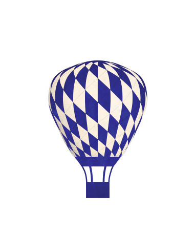 Papermatrix Luftballon Mørk blå Hvid Saml selv kit B17-EL3 incl lim