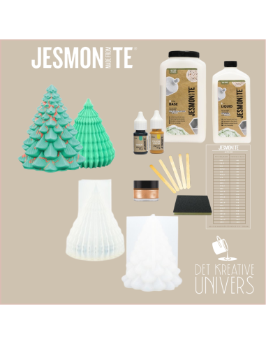 Kreabox Jesmonite Juletræer