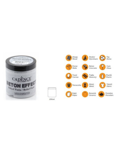Beton releif pasta 250ml