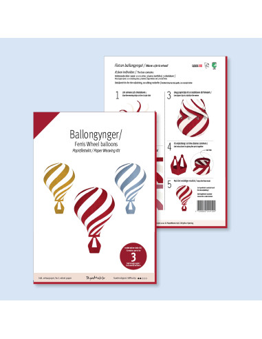 Papermatrix Ballongynge Saml selv kit 3 stk BG17-06  incl lim