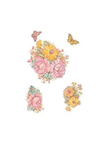 Transfer T13 Blomster 17x25 cm