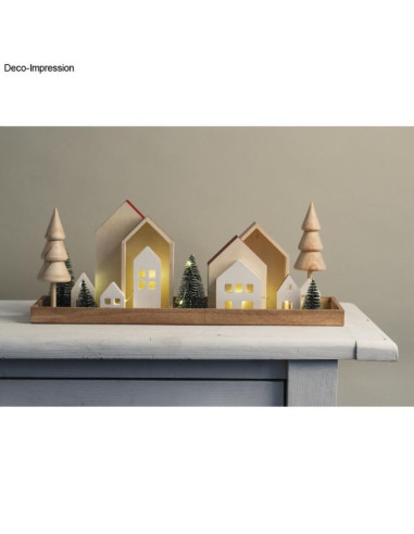 Trærammehuse 2 stk FSC 17x9x4cm+15x7,5x4cm 62695