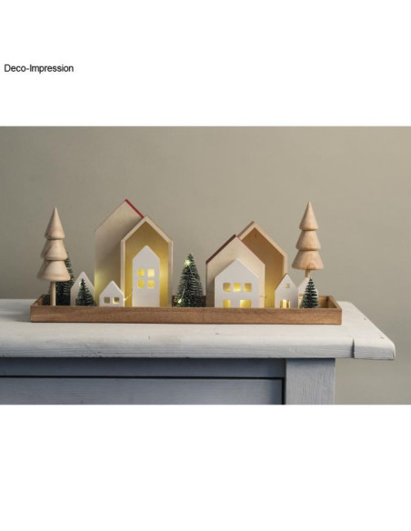 Trærammehuse 2 stk FSC 17x9x4cm+15x7,5x4cm 62695