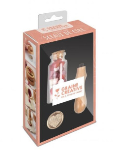 Forseglingsvokssæt Heart/ Rosa 2