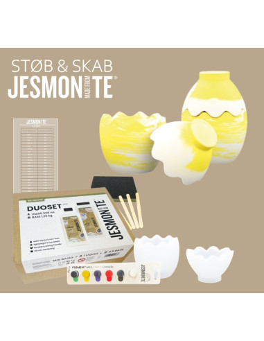 Jesmonite startpakke 2 delt æg 0161 1750g/C