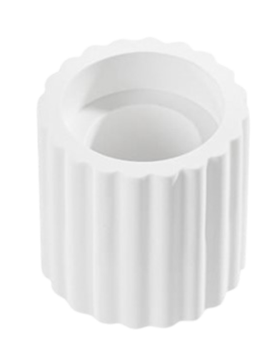 Creo silikoneform lysestage m riller 4x4 cm 620