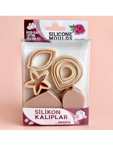silikoneform til rosen blade