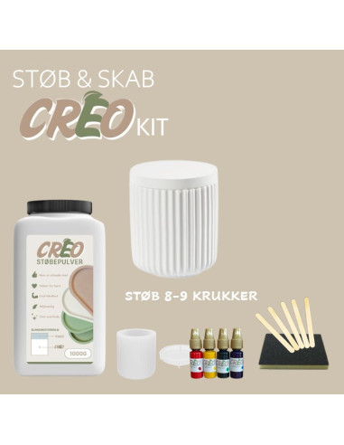 Creo støbekit Krukke (632)