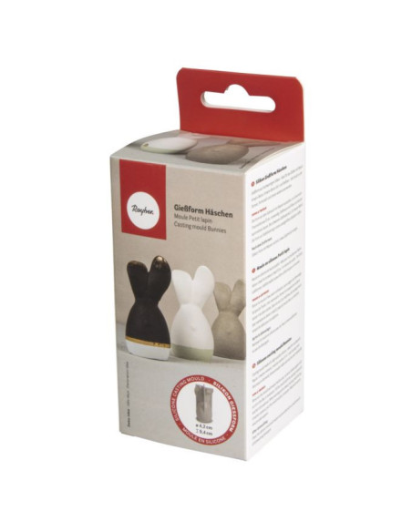 Bunny påskehare silikoneform til støbning