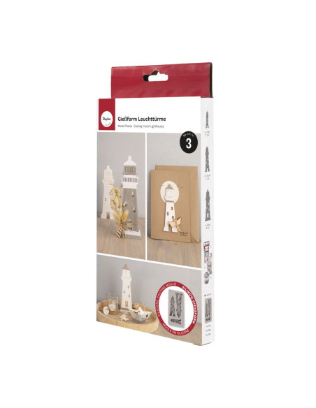 Silikoneforme formet som fyrtårne