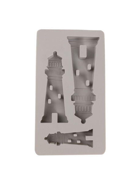 Silikoneforme formet som fyrtårne