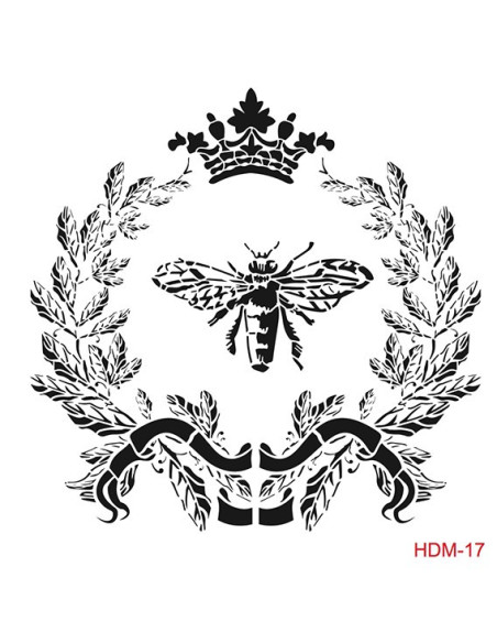 Stencil HDM17 Bi 25x25 cm