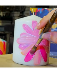 Cadence Opaque Candle Paint er en højpigmenteret stearinlysmaling 2