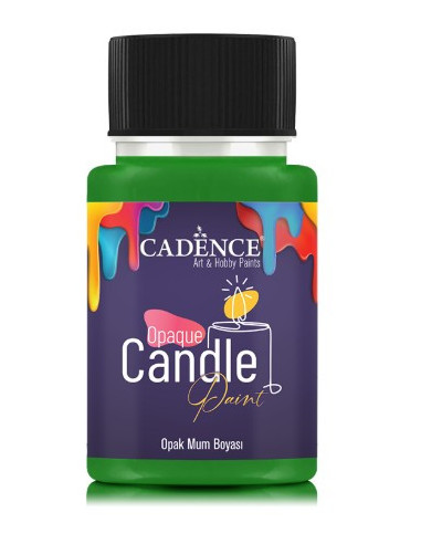 Cadence Opaque Candle Paint er rigtig god dækkende stearinlysmaling