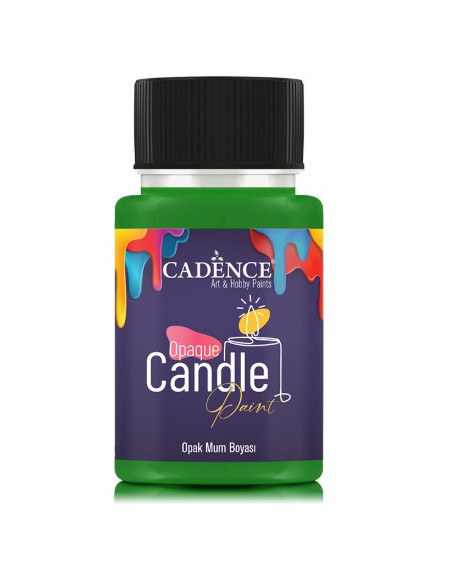 Cadence Opaque Candle Paint er rigtig god dækkende stearinlysmaling