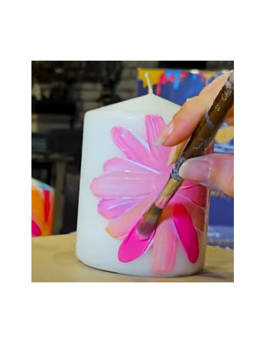 Cadence Opaque Candle Paint er en højpigmenteret stearinlysmaling