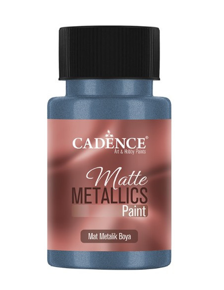 Matte metallic cadence acrylmaling giver et unik metallisk og mat look