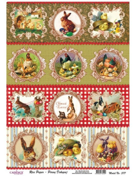 Rispapir bruges til decoupage på emner du vil dekorerer