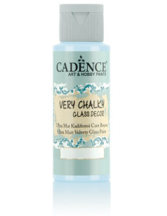 Cadence very chalky glass decor 1352 Baby blue