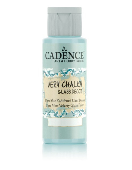 Cadence glasmaling giver et smukt mat look på glas og porcelæn