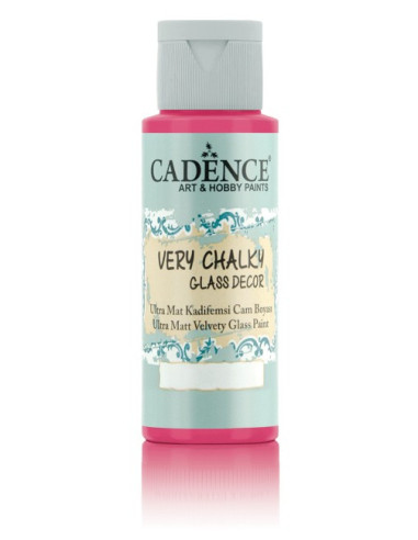 Very chalky glasmaling giver et smukt mat look
