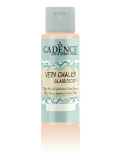 Cadence very chalky glass decor 1341 Pastel pink