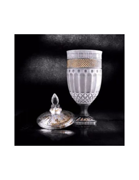 Cadence very chalky glass decor 1336 Vanilla yellow