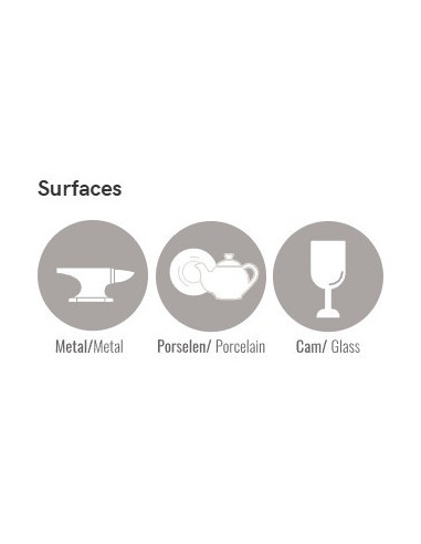 Cadence very chalky glass decor 1331 Hvid