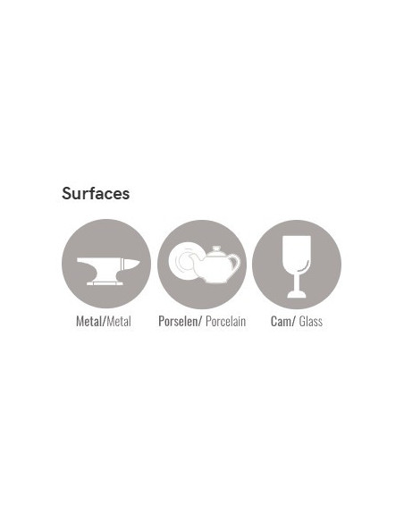 Cadence very chalky glass decor 1331 Hvid