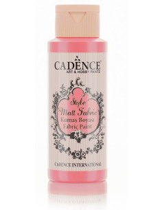Cadence Style matt fabric paint 639 Sugar pink