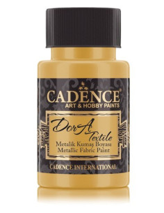 Cadence Dora Textile Paint er en høj kvalitet tekstilmaling i guld