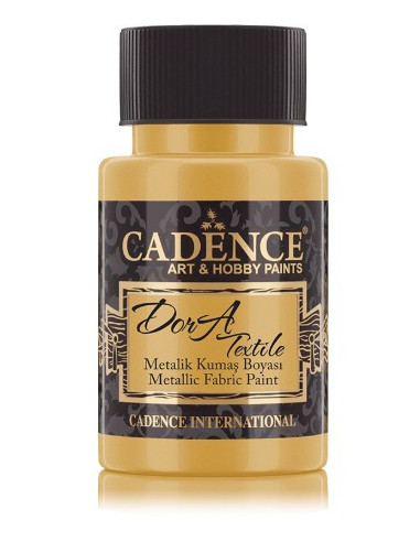 Cadence Dora Textile Paint er en høj kvalitet tekstilmaling i guld