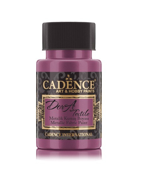 Cadence Dora tekstilmaling er en høj kvalitet metallic maling