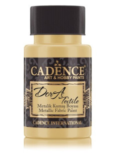 Cadence Dora tekstilmaling med et metallisk changerende look