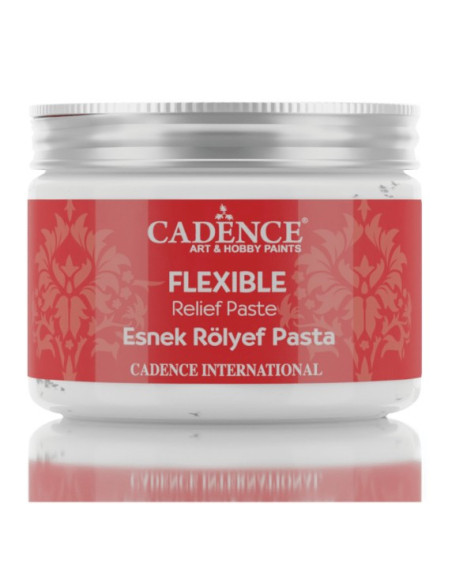 Cadence Flexible relief pasta Hvid